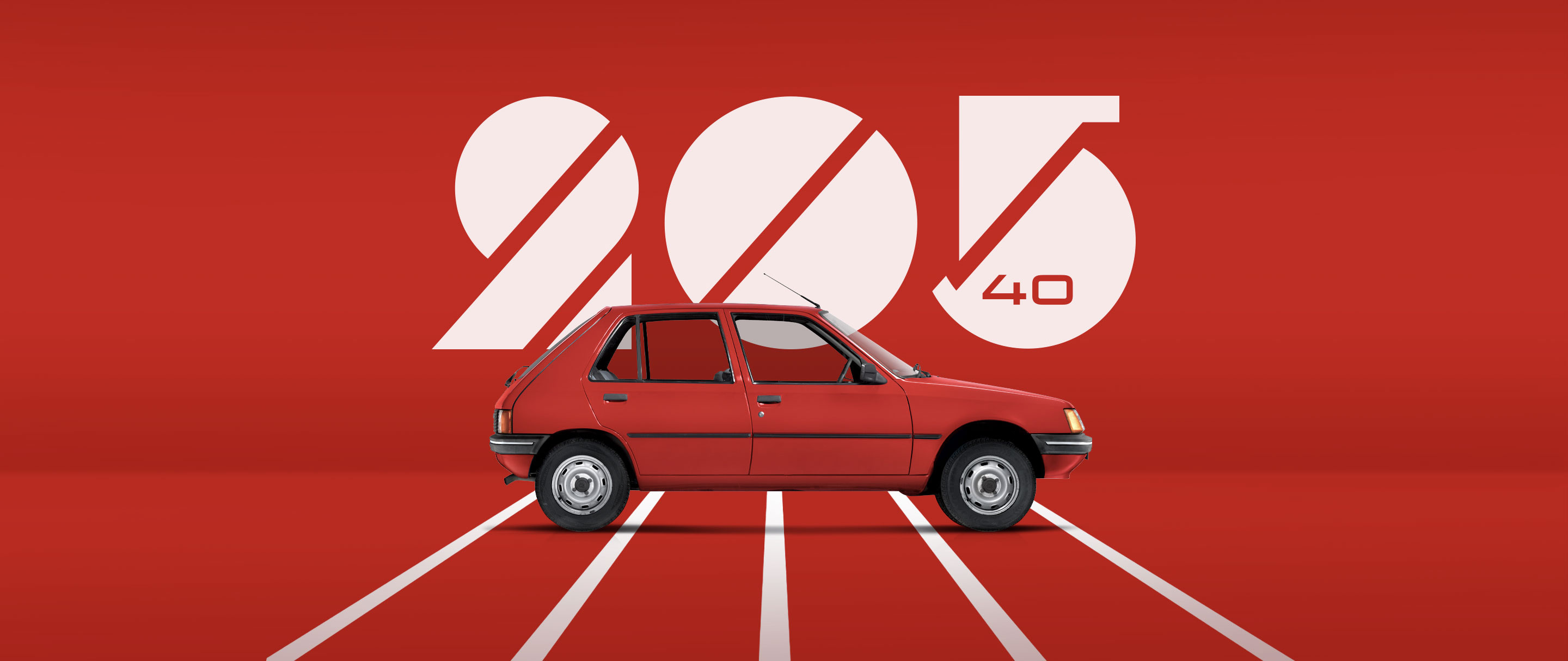 The PEUGEOT 205 is turning 40: an alluring sacred number, Peugeot